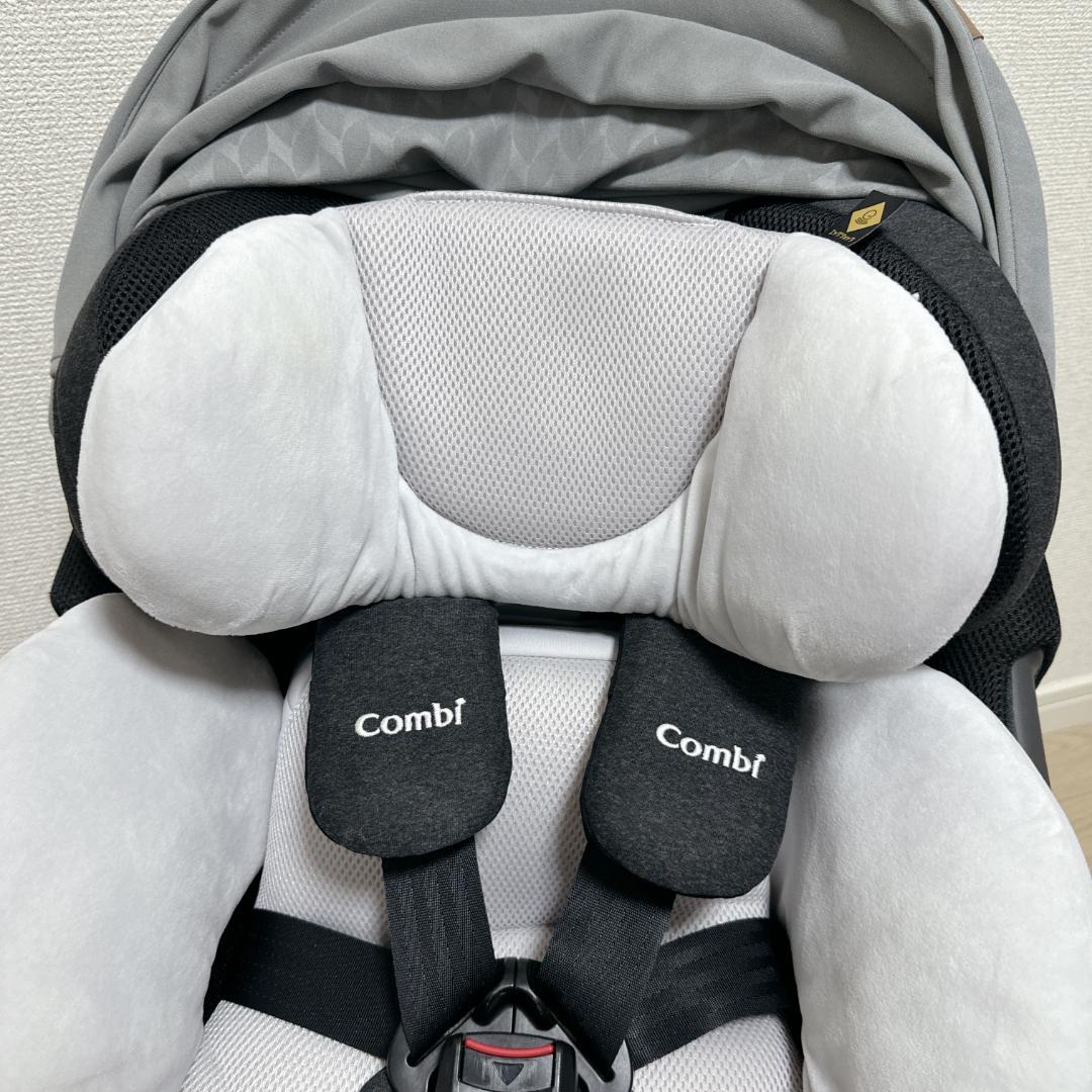 【極美品】Combi コンビ THE S ISOFIX ZA-670 グレー