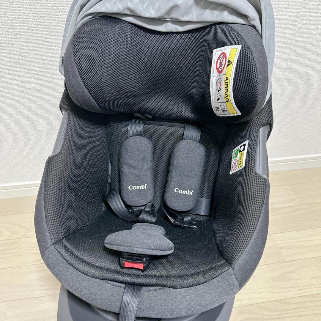 【極美品】Combi コンビ THE S ISOFIX ZA-670 グレー