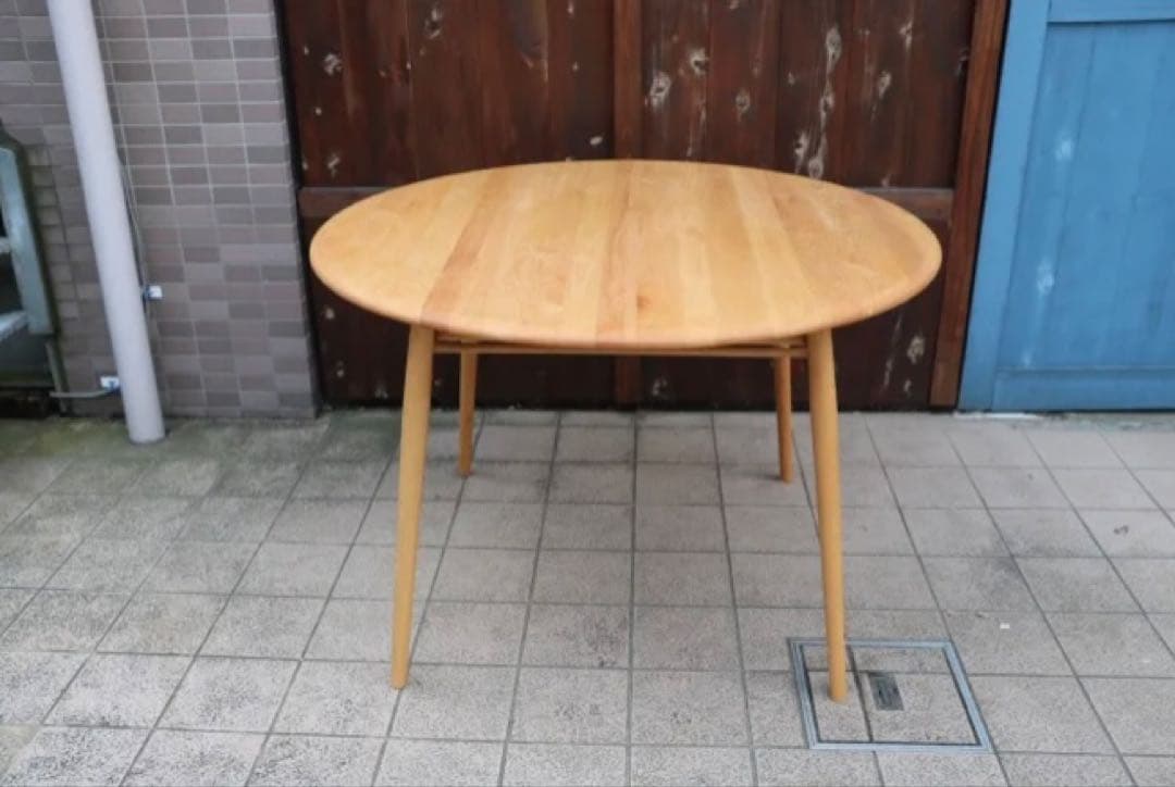 【MOMO NATURAL/モモナチュラル】円形ダイニングテーブル 110センチ