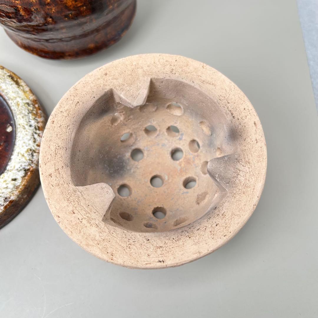 涼炉 小豆島 神懸焼 室井香悦 造 涼爐 茶道具 煎茶道具