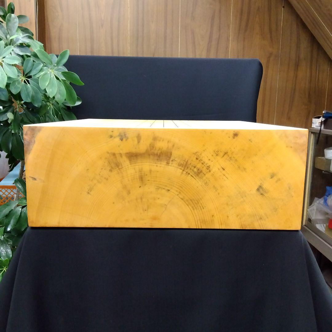 【国産　本榧　5寸碁盤　木表　脚なし】