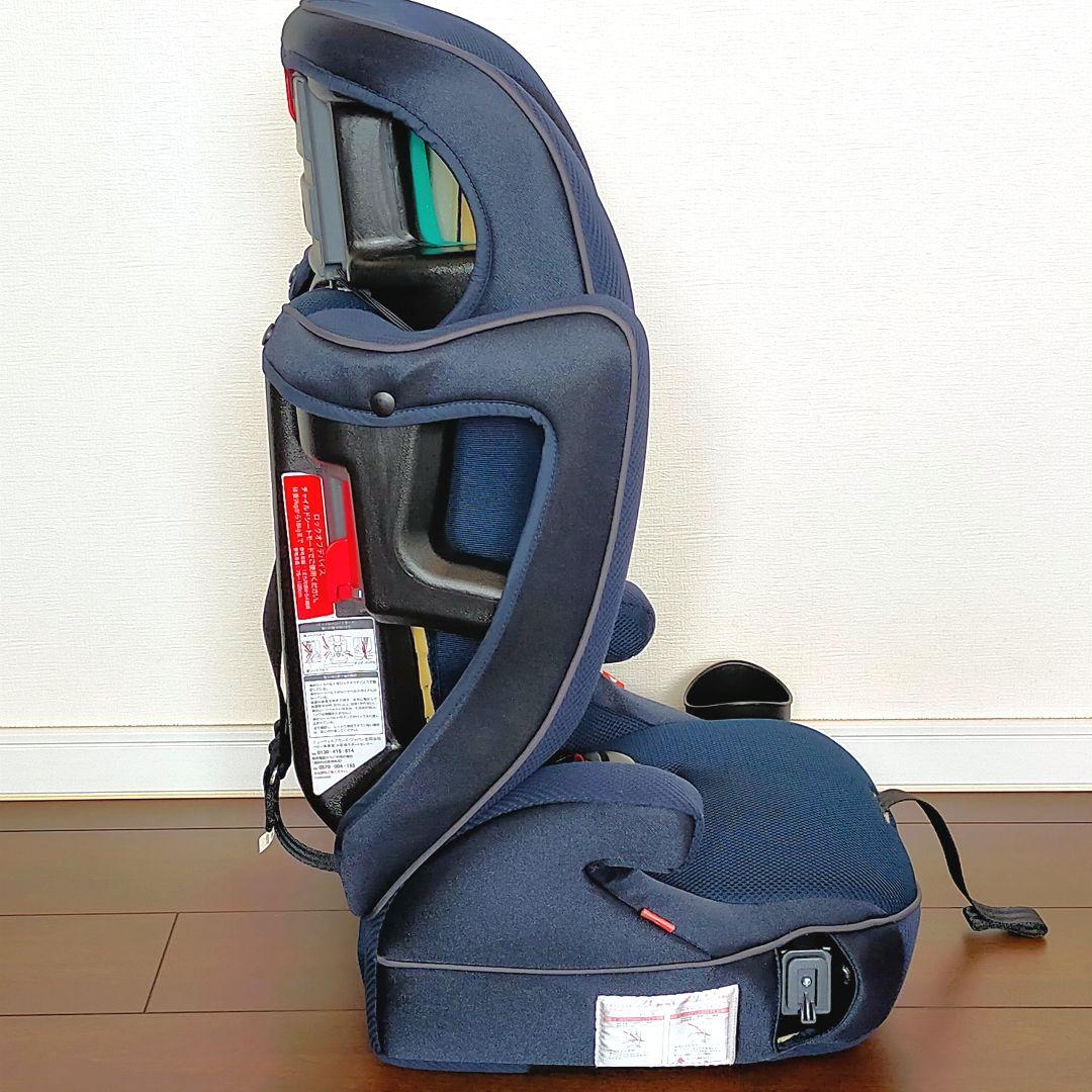 れいなな☆ ✨極美品 Aprica エアグルーヴ ジュニアシート ネイビー