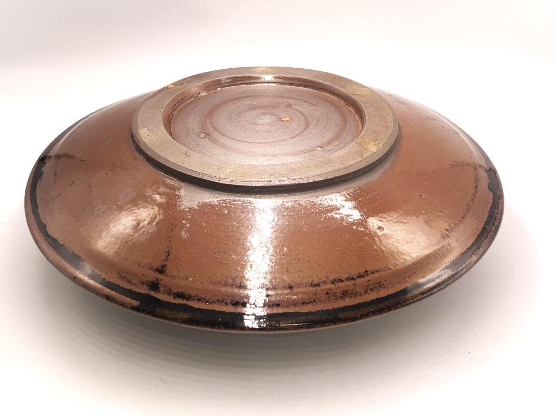 【 飛び鉋大皿 1尺 】　小石原焼　ちがいわ窯