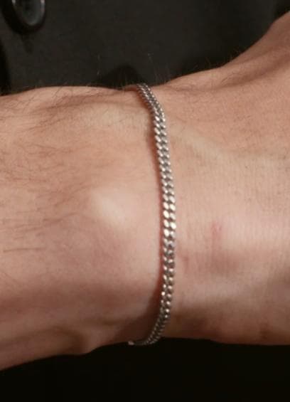 アクセサリー TOM WOOD Curb Bracelet M 7.7inch