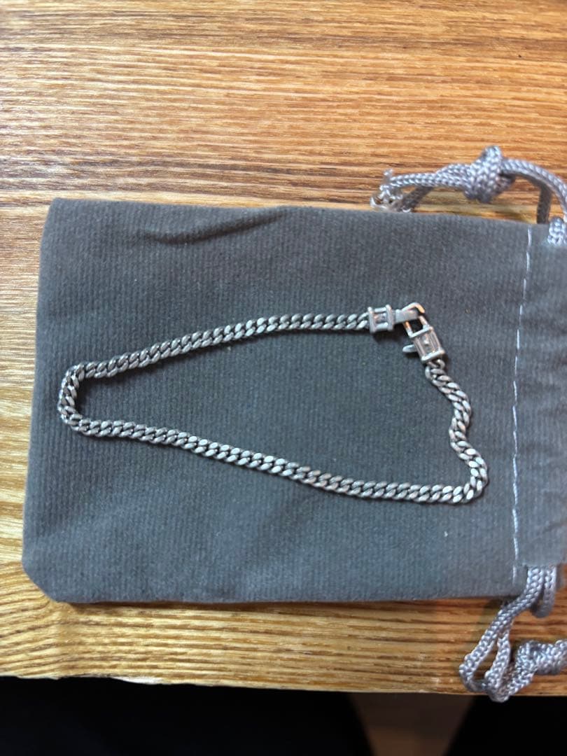 アクセサリー TOM WOOD Curb Bracelet M 7.7inch