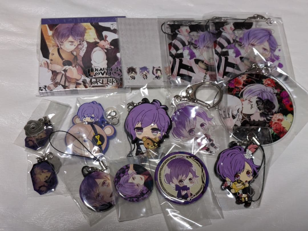 Diabolik Lovers 逆巻カナト まとめ売り 缶バッジ アクキー 逆巻カナト