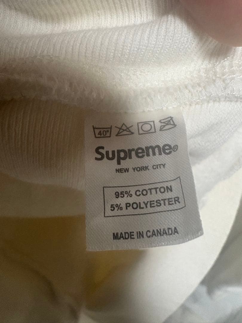 SUPREME シュプリーム チェッカー ロゴ スウェット フーディー　パーカー