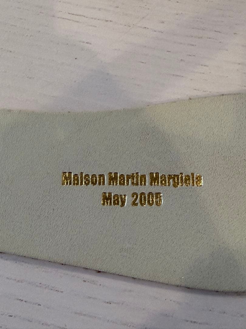 Martin Margiela 2005 インソール　足袋しおり　ブックマーク