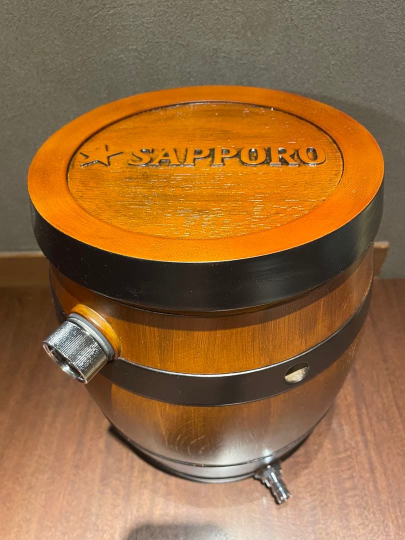 サッポロ SAPPOLO ビヤ樽くん 氷冷式 木樽型ビールサーバー