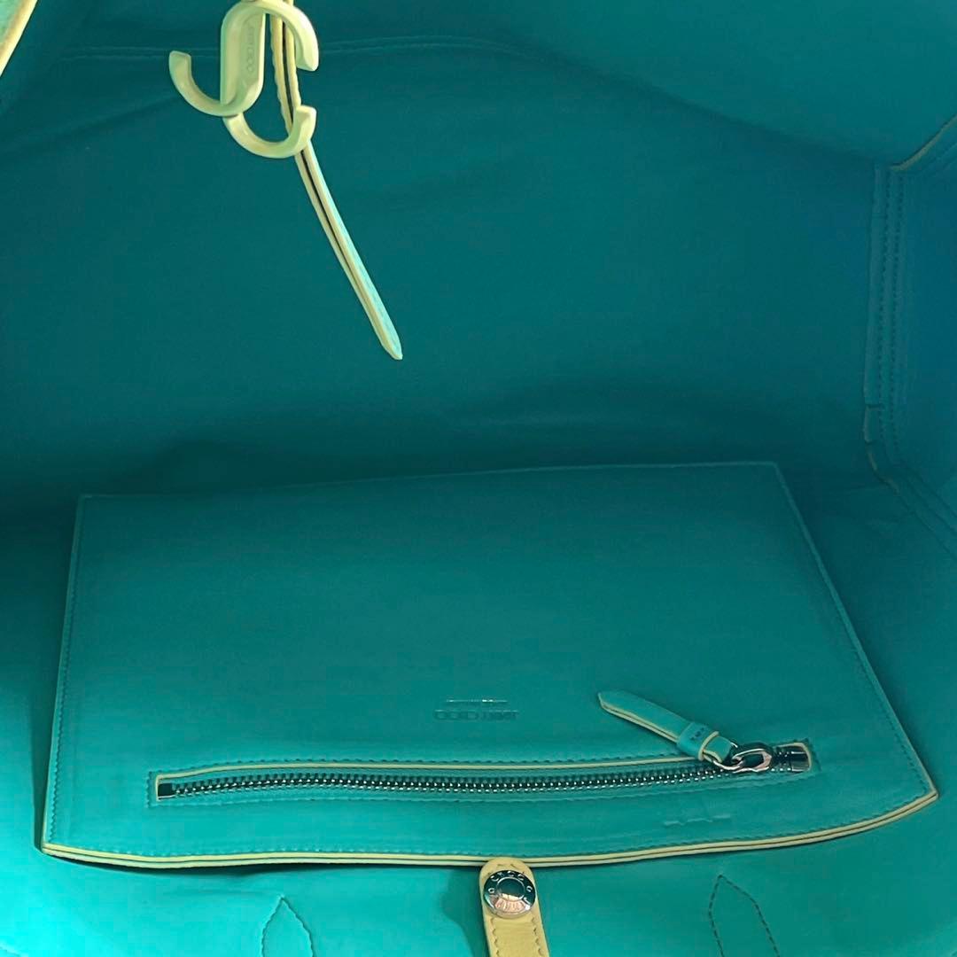 専用品JIMMY CHOO LAYLIN レインボー JC トートバッグ