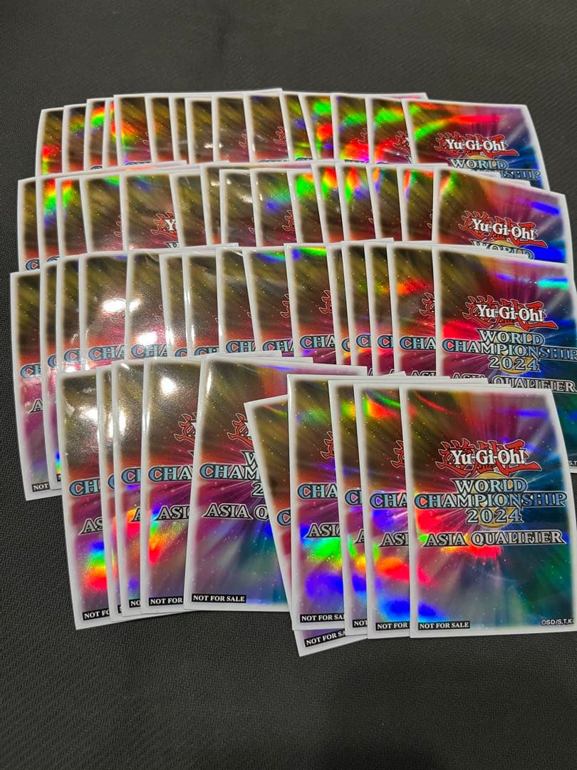 遊戯王 公式 スリーブ アジア wcs wcq 2024 スリーブ 55枚セット