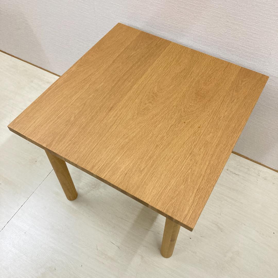 無印良品　ダイニングテーブル　板と脚でできた木製テーブル オーク材