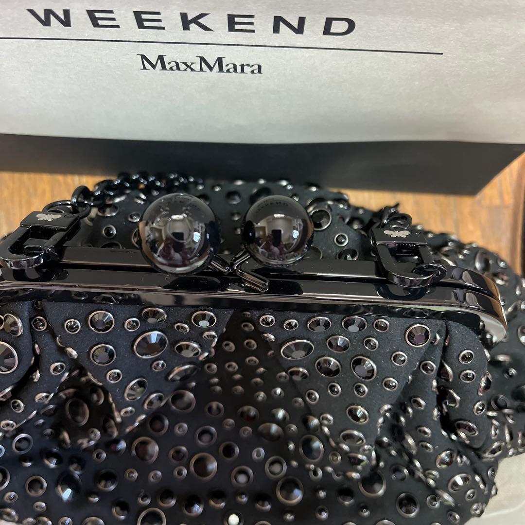 MaxMara Pasticcino ブラックパーティーバッグ