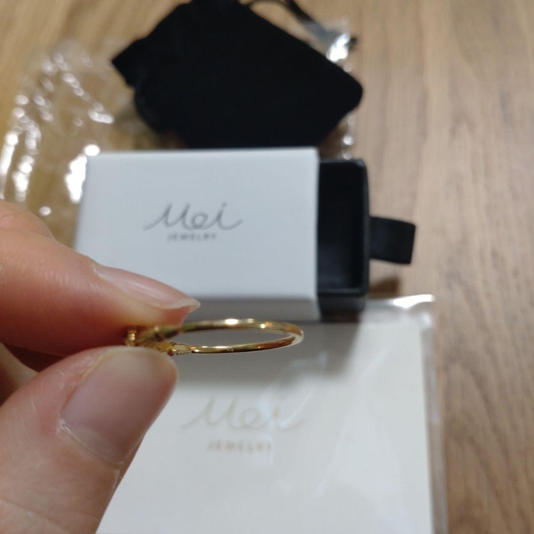 Mei jewelry K18YG ブラウンダイヤ　ローズカット　リング