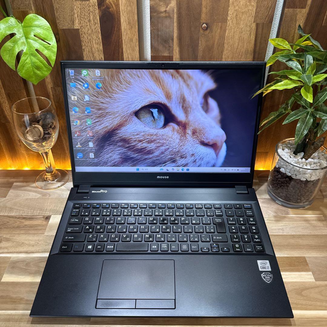 最高峰‼️Mouse☘️i7☘第10世代☘メモリ16GB☘️フルHD☘ノートパソコン