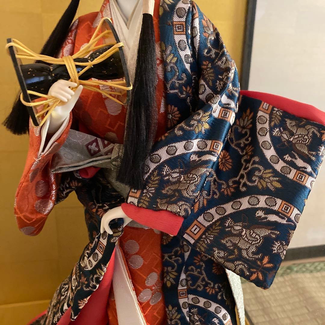 ガラスケース付き 日本人形 古代風俗人形 インテリア