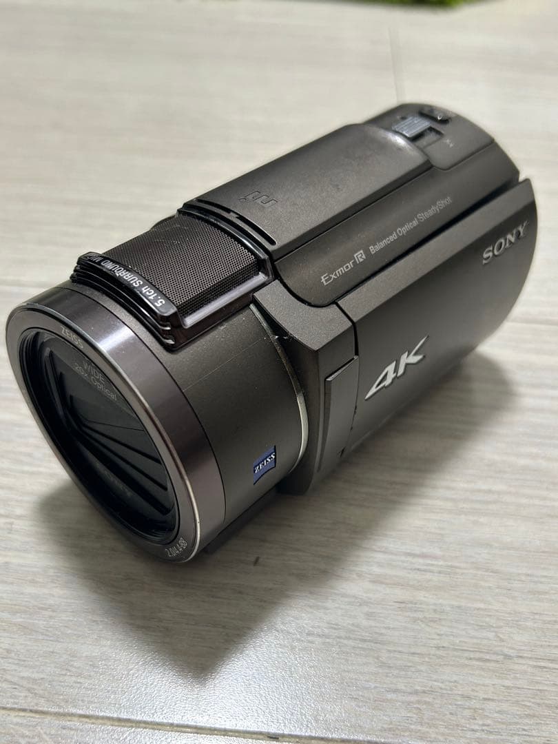 FDR-AX45A SONY 4K HANDYCAM 本体 バッテリー付き