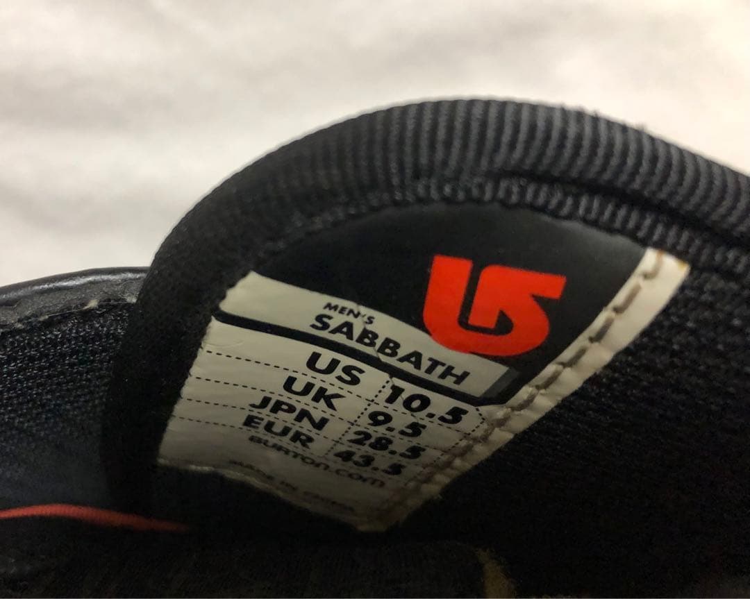 良品 BURTON SABBATH CRUSHED VELVET スノボ ブーツ