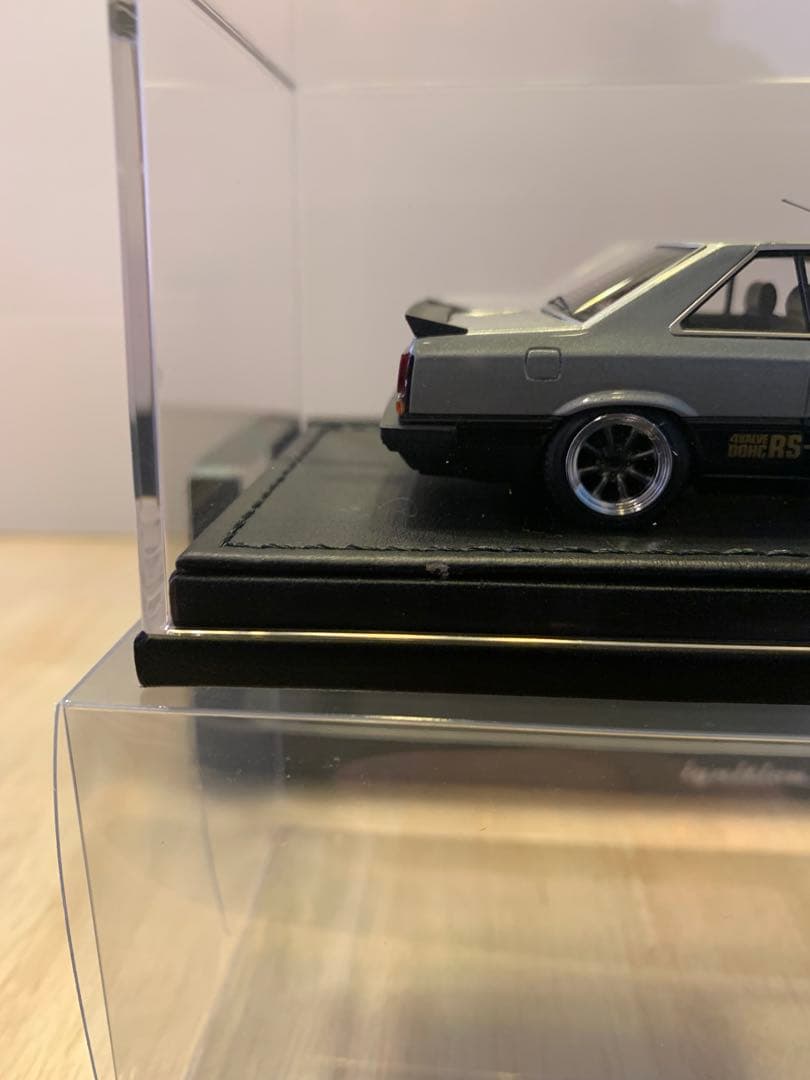 紅あづまIG 1/43 スカイライン　RSターボ　R30 シルバー