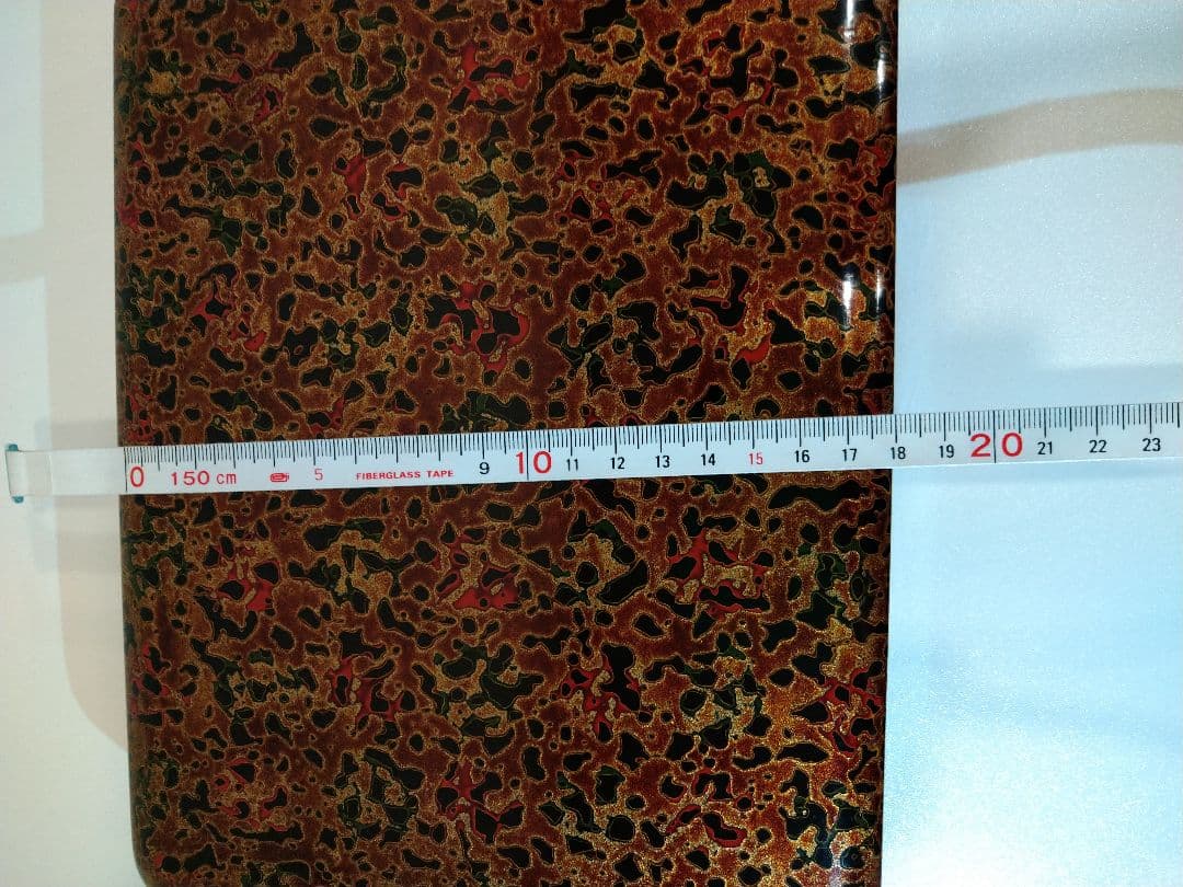 津軽塗　漆器セット 花模様 赤黒　7点