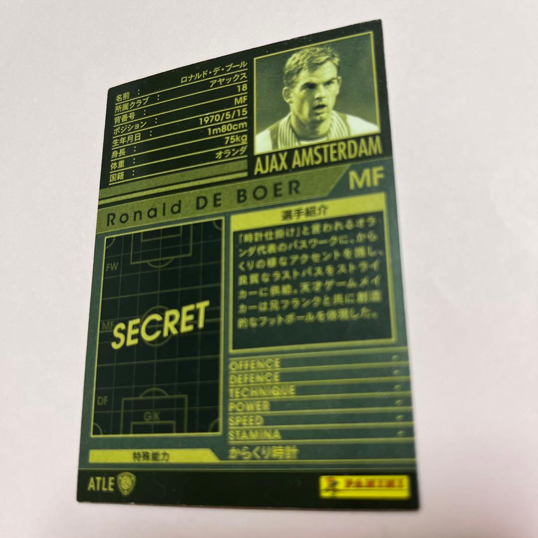 wccf ATLE ロナルド・デ・ブール