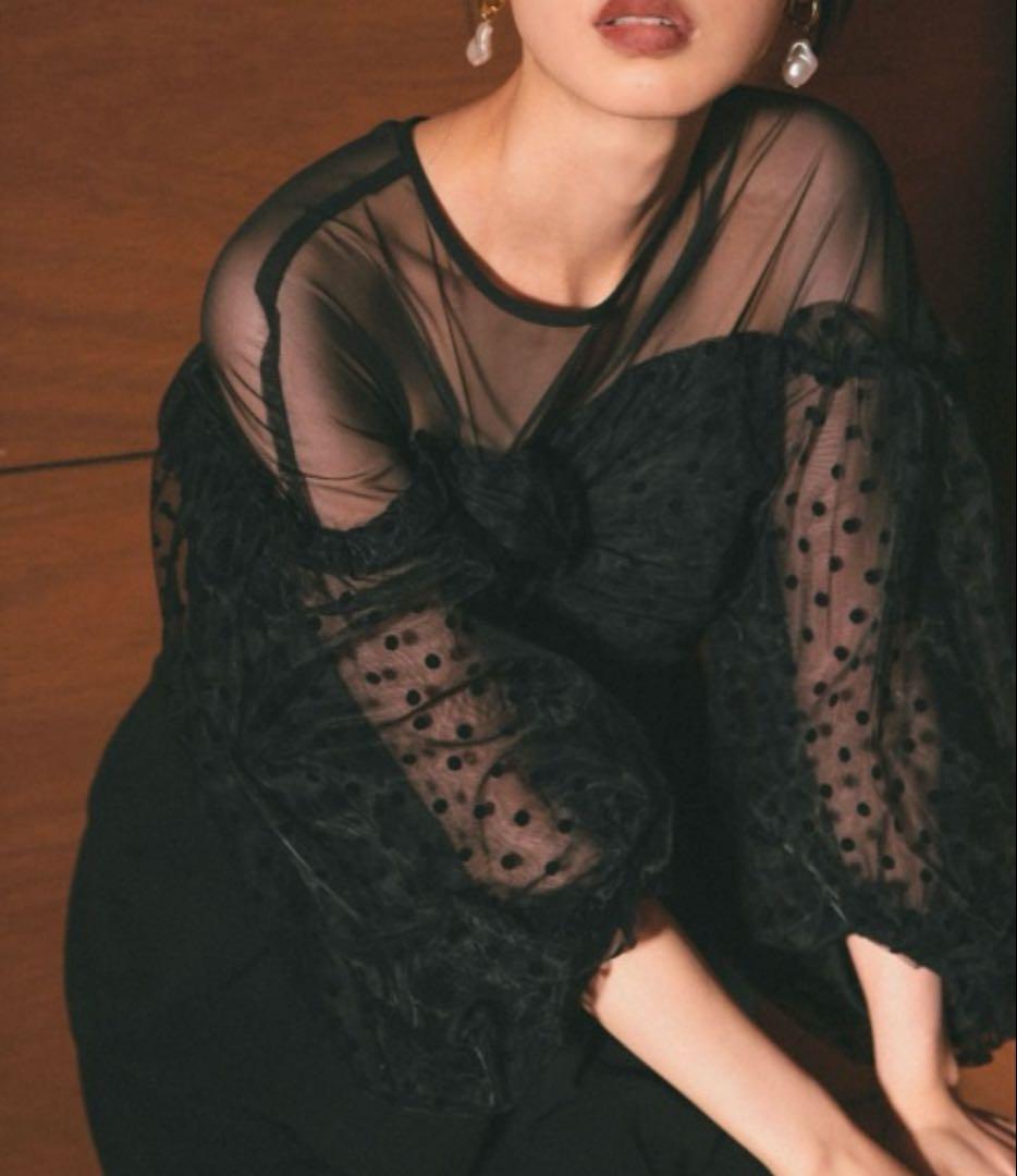 【ぽ】flocky dot dress