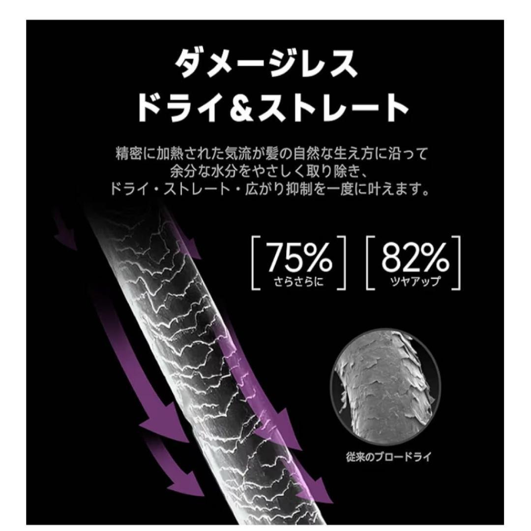 【速乾2in1】エアギャップドライヤー ブルー 大風量・時短ストレート