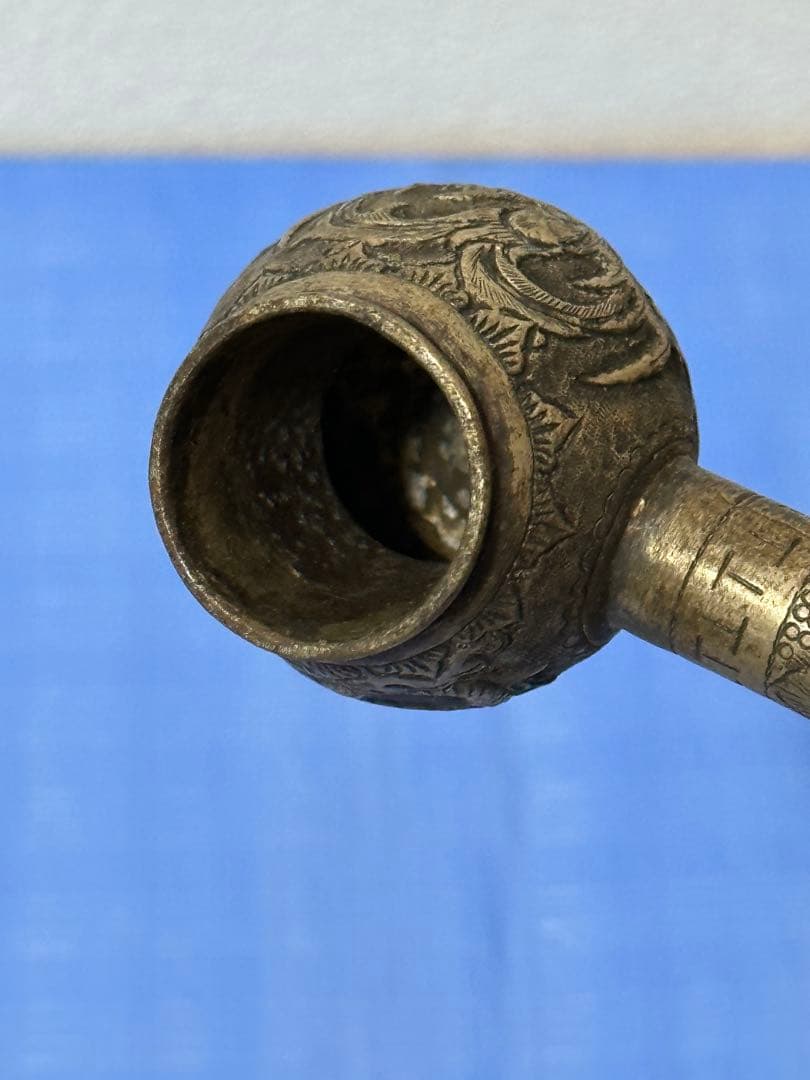 中国骨董品 清時代銀製キセル 92グラムの通販はau PAY マーケット