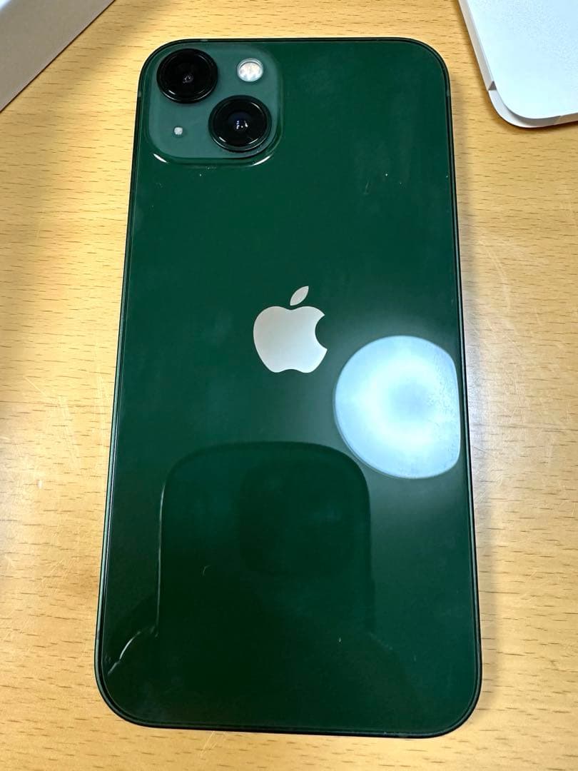美品】Apple iPhone 13 ミッドナイト グリーン 本体 128