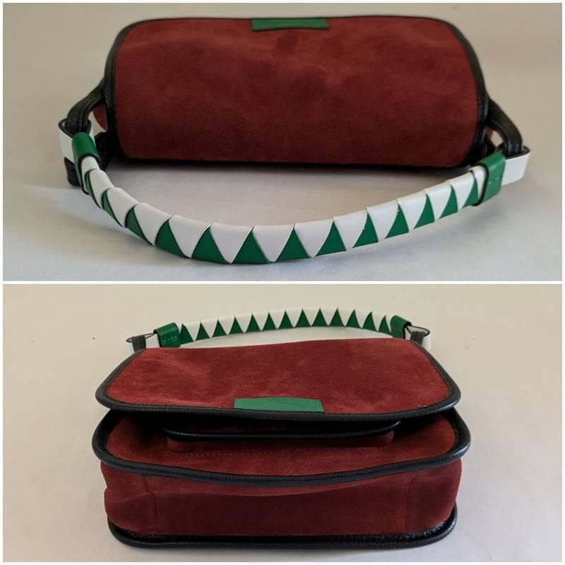 ロンシャン◆エンジ色◆ハンドバッグ ◆2way◆【44322】(7272)