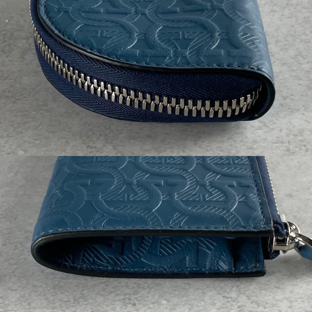 未使用級✨ サルヴァトーレフェラガモ 現行 ペンケース エンボス加工