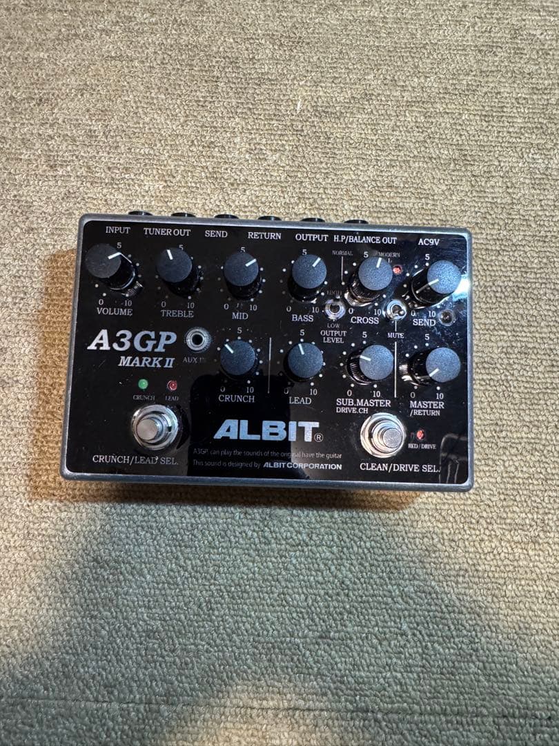 ギター ALBIT A3GP MARK II ALBIT A3GP MARK II ギタープリアンプ 【公式通販】