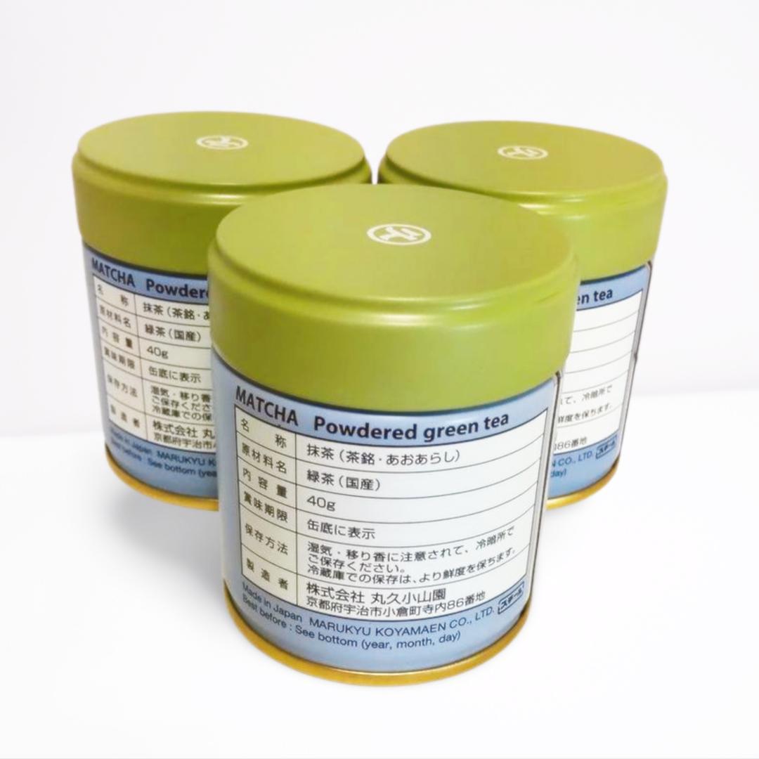 丸久小山園 抹茶 青嵐 40g 3缶セット