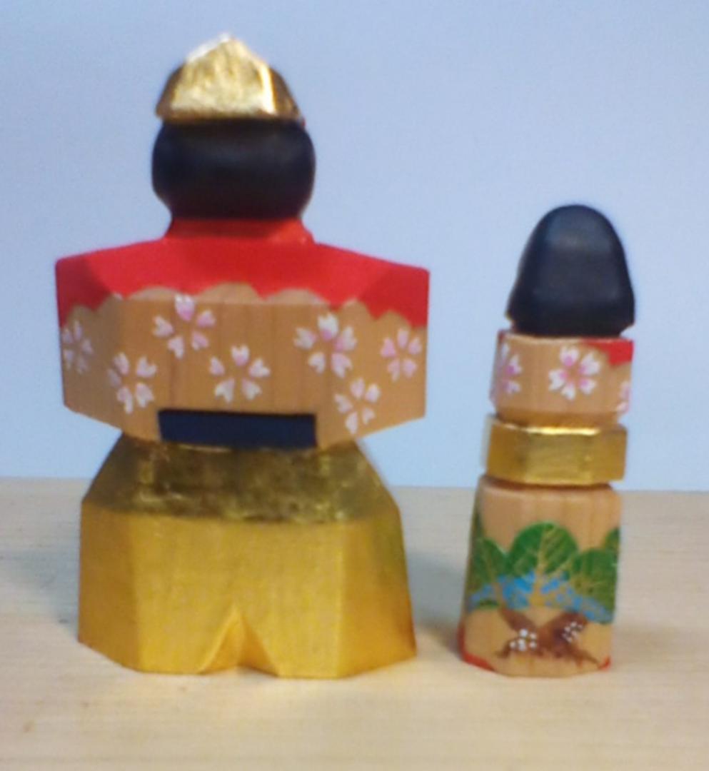 立雛(神雛)1.5号　奈良一刀彫(木彫)