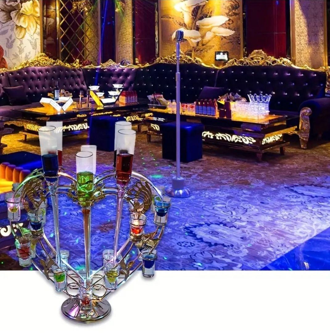 新品未使用未開封】テキーラ観覧車 ハート LEDショットグラススタンド