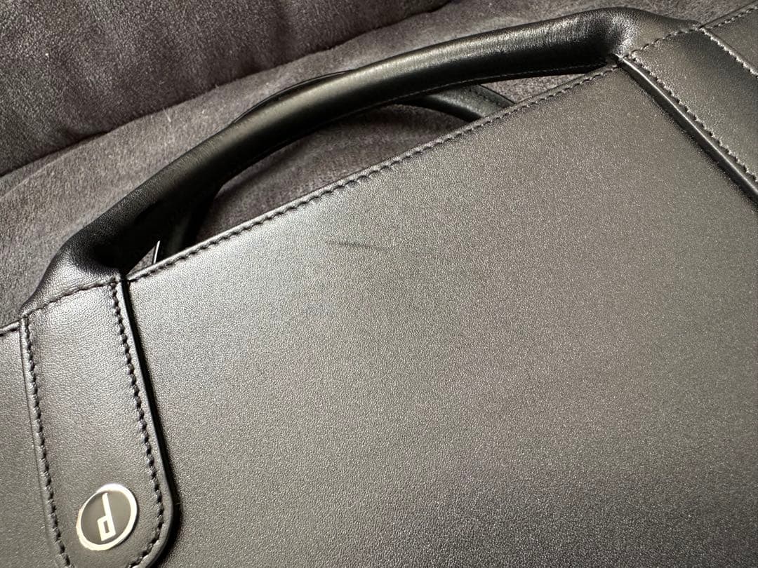 新品同様 Dunhill ダンヒル センチュリーマン ビジネスバッグ ブラック