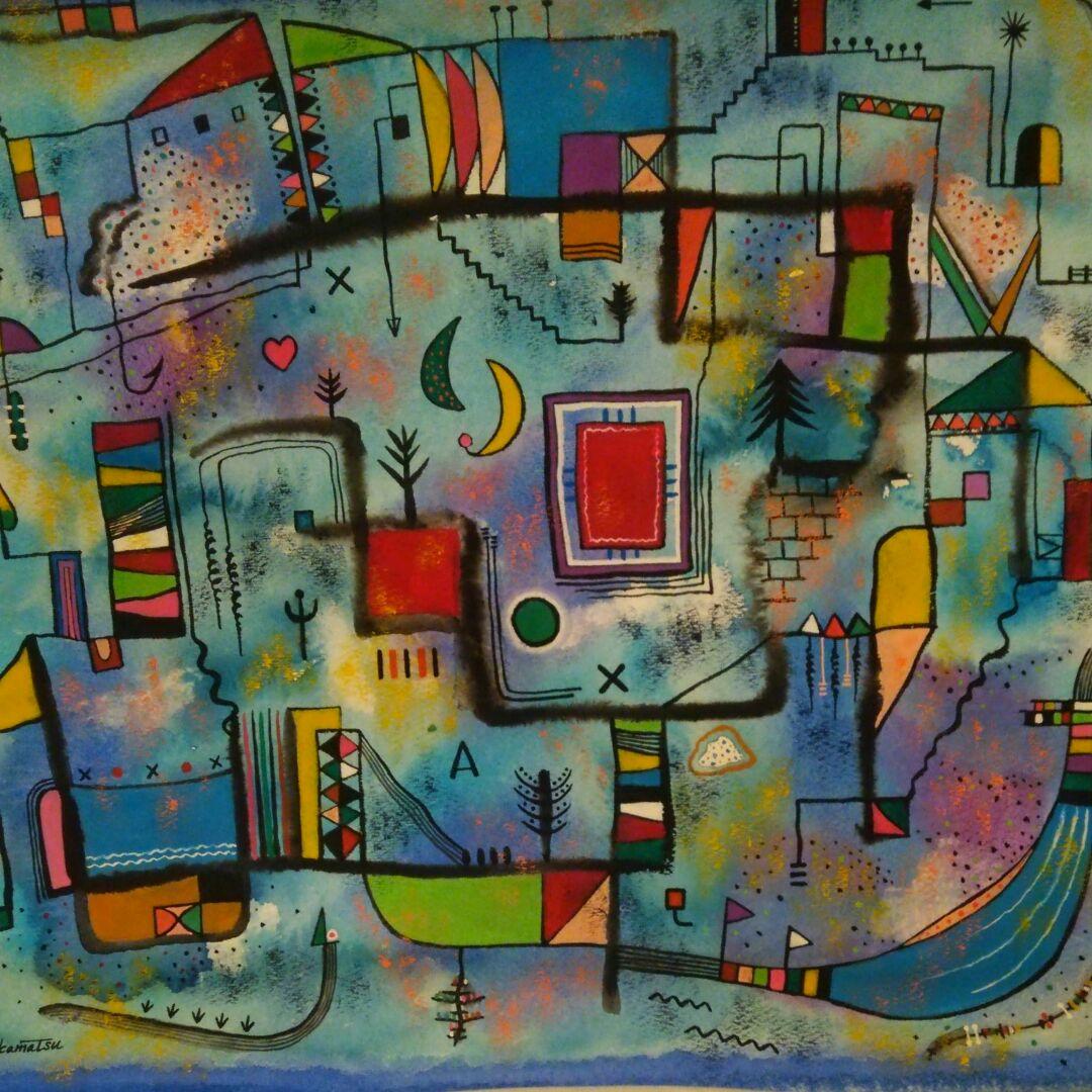 水彩画　innertrip  20  F8号