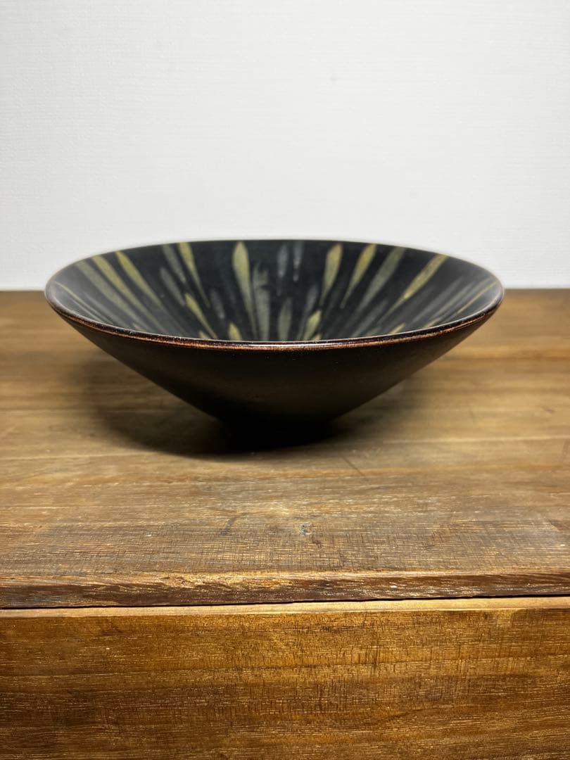 宋時代　天目茶碗　宋 宋時代 建窯 天目茶碗 海上り【2-c】