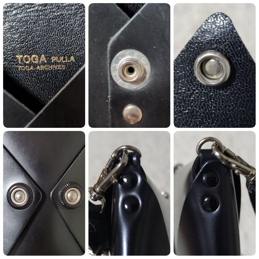 美品 希少 TOGA PULLA LEATHER SHOULDER POUCH