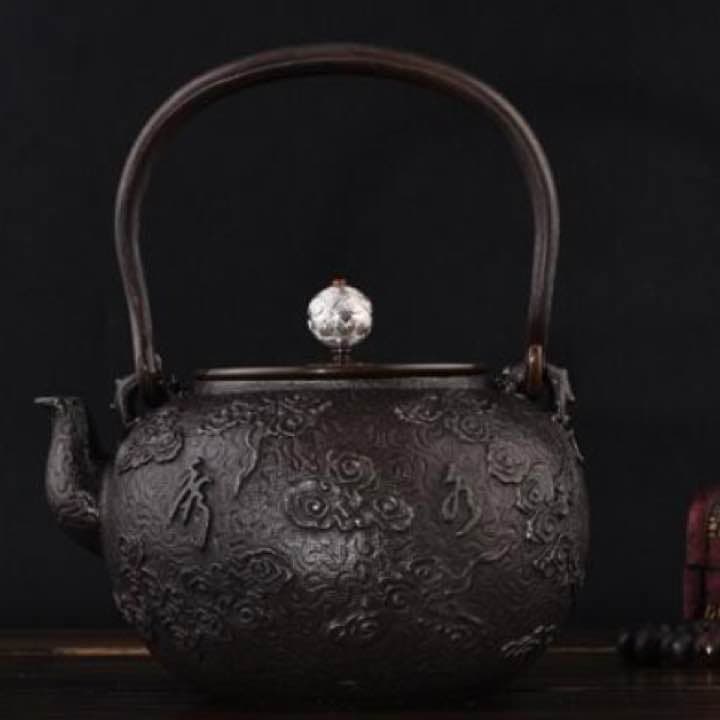 鉄器 急須 伝統工芸 手作り 鉄分補給 鉄瓶　YZS-037