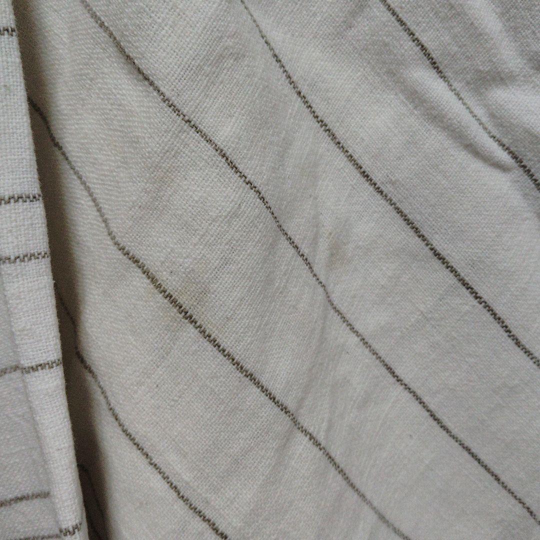 うさとの服　ムササビパンツ ストライプ ホワイト