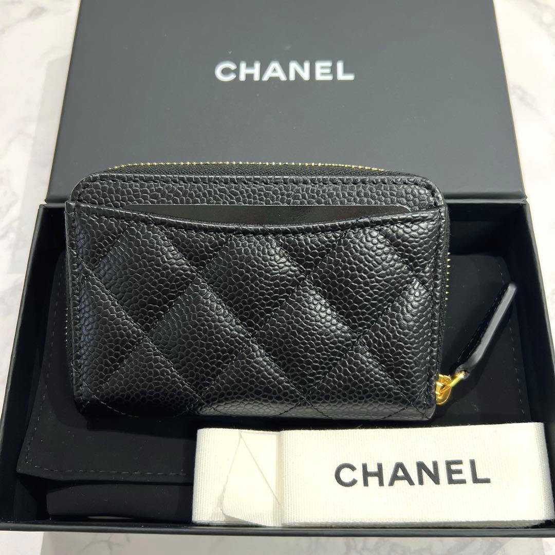 CHANEL クラシック ジップ パース キャビアスキン 財布 新品未使用