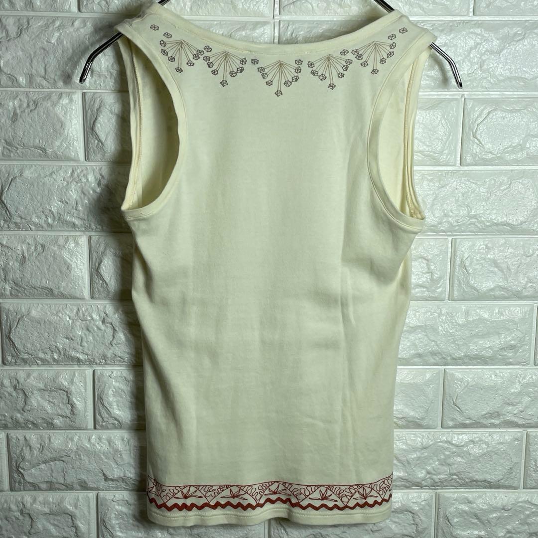 イタリア製Christian Diorディオール/レディスタンクトップ/ベージュ