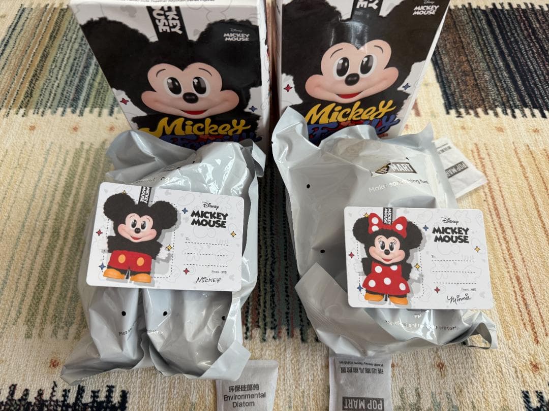 「セット販売」pop mart ディズニー ミッキー・ミニー キーホルダーセット