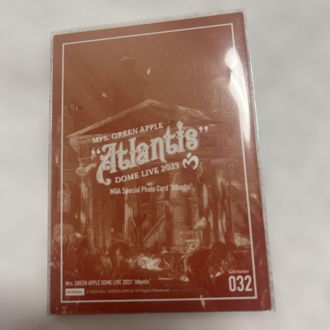 Mrs. GREEN APPLE Atlantis フォトカード 大森 - メルカリ