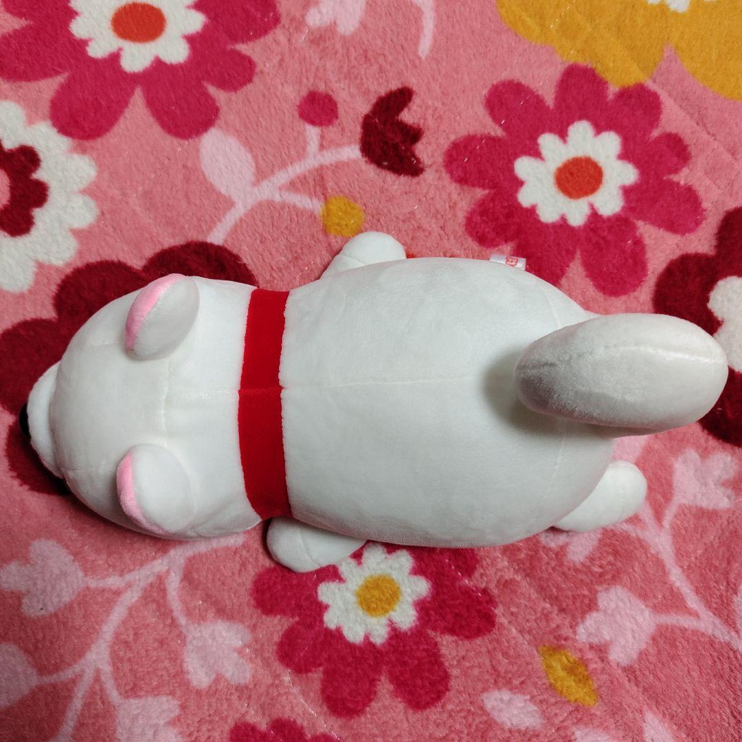 ハッピーまめしば 白柴ぬいぐるみ 2等