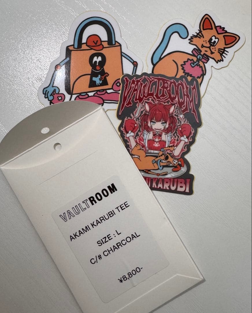 Vaultroom 赤見かるび ステッカー ボルトルーム - メルカリ