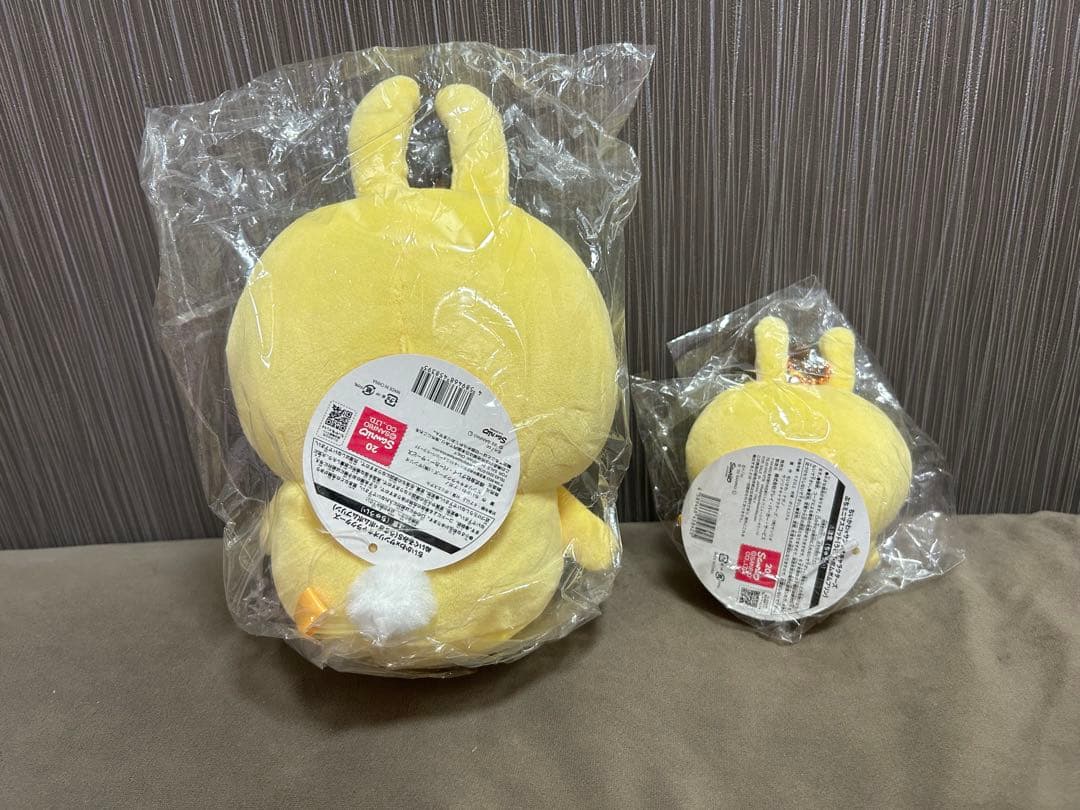 ちいかわ×サンリオ　コラボ　マスコット　ぬいぐるみ　セット　（うさぎ・プリン）