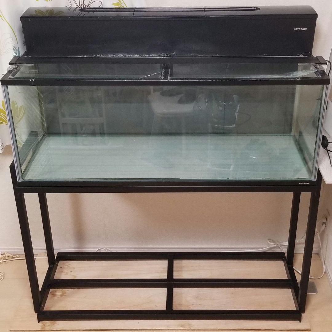 引き取り限定】水槽5個＋水槽台＋ライト等……全てセットでお願いします