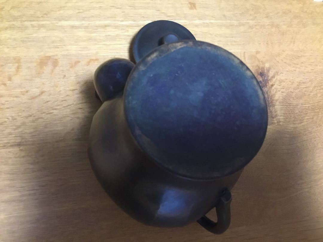 玉川堂 墨黒コーヒーポット水柱やかん美品